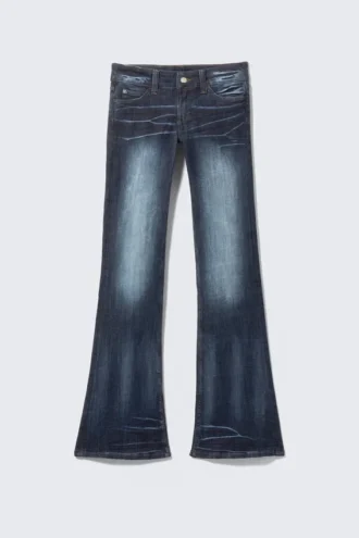 Booty Bei Low Rise Skinny Bootcut Jeans – Mabel Blue – Dark Blue | Cheap Monday Gb