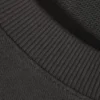 Boxy Crew Neck Sweatshirt – off Black