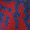 Boxy Graphic Knitted Cotton Sweater – Dark Blue – Telephone