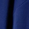 Boxy Knitted Cotton Sweater – Bright Blue