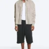 Boxy Long-Sleeved Cotton Poplin Shirt – Beige Check
