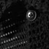 Boxy Mesh Short Sleeve Shirt – Black