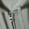 Boxy Midweight Zip Hoodie – Dusty Grey