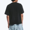Boxy Printed Graphic T-Shirt – Black – Haunted Dreams