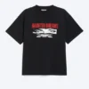 Boxy Printed Graphic T-Shirt – Black – Haunted Dreams