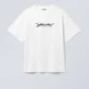 Boxy Printed Graphic T-Shirt – White – Dream Marker Logo