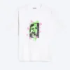 Boxy Printed Graphic T-Shirt – White – Face Off