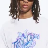Boxy Printed Graphic T-Shirt – White – Total Chaos