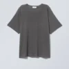 Boxy Relaxed T-Shirt – Dark Grey