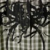 Boxy Short-Sleeved Graphic Shirt – Checked Green – Spyder