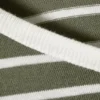 Boxy Sleeve T-Shirt – Striped Khaki