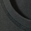 Boxy Slim Fit Ribbed T-Shirt – Washed Dark Mole