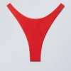 Brazilian Mini Bikini Bottom – Bright Red
