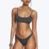 Brazilian Mini Bikini Bottom – Dark Grey