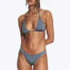 Brazilian Mini Bikini Bottom – Dusty Blue – Shimmer