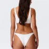 Brazilian Mini Bikini Bottom – White
