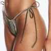 Brazilian Tie Bikini Bottom – Dusty Grey