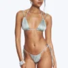 Brazilian Tie Bikini Bottom – Dusty Light Grey
