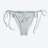 Brazilian Tie Bikini Bottom – Dusty Light Grey