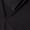 Cap-Sleeved Asymmetric Ripstop Top – Black