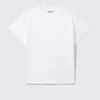 Cap-Sleeved Boxy Cotton T-Shirt – White
