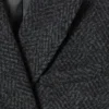Carla Oversized Wool Blend Jacket – Grey Herringbone
