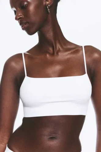 Cat Soft Bralette – White