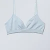 Cat Soft Seamless Triangle Bra – Light Blue