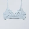 Cat Soft Seamless Triangle Bra – Light Blue