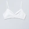 Cat Soft Seamless Triangle Bra – White