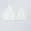 Cat Soft Triangle Bra – White
