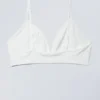 Cat Soft Triangle Bra – White