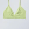 Cat Triangle Bra – Light Green