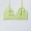 Cat Triangle Bra – Light Green