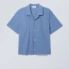 Charlie Short Sleeve Shirt – Medium Blue