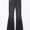 Cheri Low Waist Flared Jeans – Desert Blue