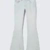 Cheri Low Waist Flared Jeans – Sky Blue – Light Blue