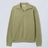 Clark Polo Sweatshirt – Khaki