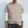 Classic Fit T-Shirt – Light Beige