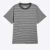 Classic Fit T-Shirt – Striped Grey