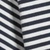 Classic Fit T-Shirt – White – Striped Navy