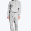 Classic Hoodie – Light Dusty Grey Melange