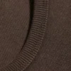 Classic Ribbed Tank Top – Dark Brown