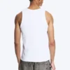 Classic Ribbed Tank Top – White