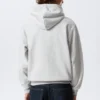 Classic Zip Hoodie – Grey Melange