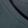 Close Fitted Rib T-Shirt – Dark Petrol