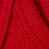 Close Fitted Ribbed Singlet – Bright Red