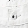 Cm X Lb Dunno White Unisex Carpenter Jorts – White | Cheap Monday Gb