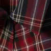 Collared Gathered Shirt – Dark Red