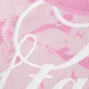 Contrast Stitch Fitted T-Shirt – Pink Stardust